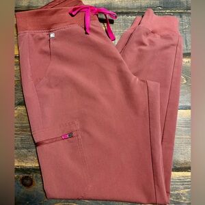 Figs Mauve Pink Jogger Scrub Pants